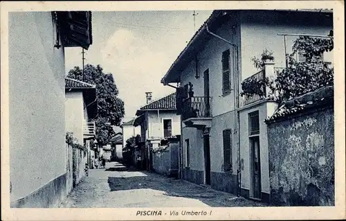 Ak Piscina Piemont, Via Umberto I