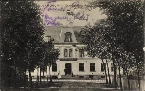 Ak Vamdrup Vejle Jutland Dänemark, Centralhotellet
