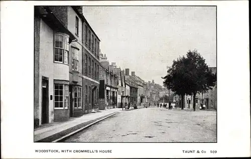 Ak Woodstock Oxfordshire England, Cromwell's House