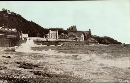 Ak Derby Derbyshire England, Castle