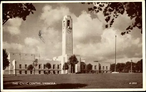 Ak Swansea Wales, The Civic Centre