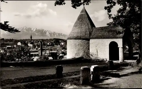 Ak Traunstein in Oberbayern, Heldenfriedhof