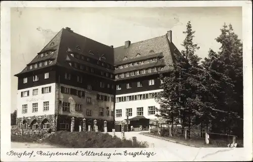 Ak Altenberg im Erzgebirge, Berghof Raupennest