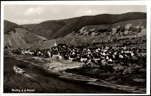 Ak Bruttig Fankel an der Mosel, Gesamtansicht