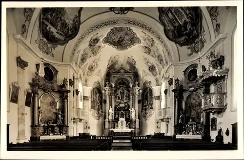 Ak Oberfranken?, Kirche, Innenansicht