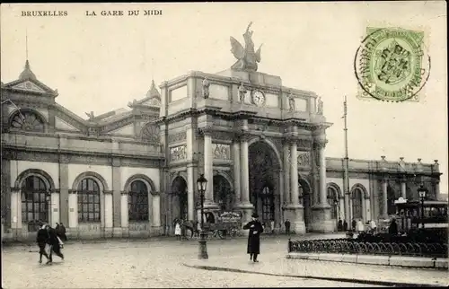 Ak Bruxelles Brüssel, La Gare du Midi