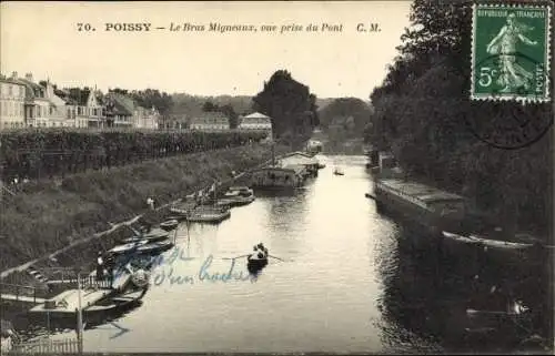 Ak Poissy Yvelines, Les Bras Migneaux