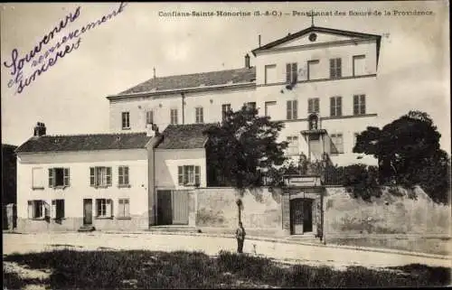 Ak Conflans Sainte Honorine Yvelines, Pensionat des Soeurs de la Providence