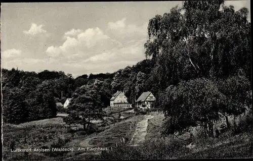 Ak Bad Arolsen in Hessen, Am Fischhaus