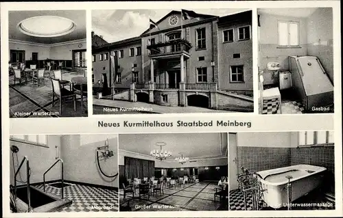 Ak Bad Meinberg am Teutoburger Wald, Neues Kurmittelhaus, Gasbad, Moorbad, Unterwassermassage