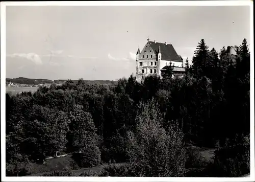 Foto Ak Mindelheim im schwäbischen Kreis Unterallgäu, Blick auf das Schloss