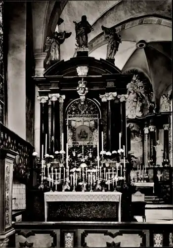 Ak Hardenberg Neviges Velbert Nordrhein Westfalen, Altar mit Gnadenbild