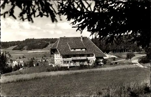 Ak Schonach im Schwarzwald, Café Bergwaldhof