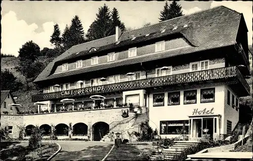 Ak Schönmünzach im Murgtal Baiersbronn im Schwarzwald, Kurhotel Berghof