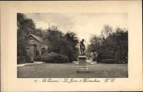 Ak Saint Quentin Aisne, Le Jardin d'Horticulture