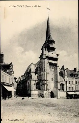 Ak Nonancourt Eure, L'Eglise