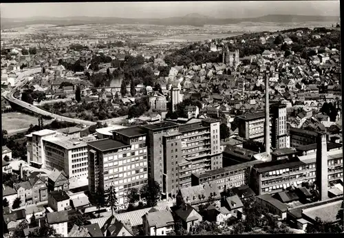 Ak Wetzlar an der Lahn, Panorama, Teilansicht, Vogelschau