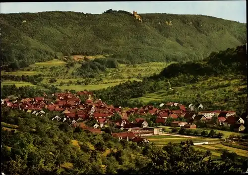 Ak Neidlingen an der Teck Baden Württemberg, Gesamtansicht, Reußenstein