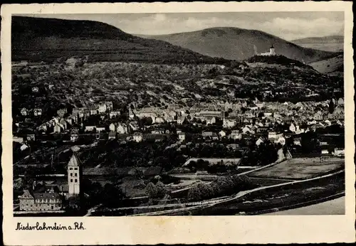 Ak Niederlahnstein Lahnstein am Rhein, Gesamtansicht