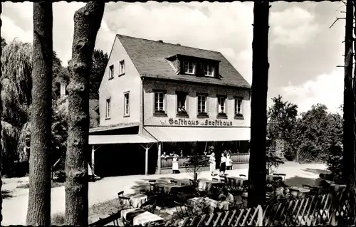 Ak Oberlahnstein Lahnstein im Rhein Lahn Kreis, Blick auf das Gasthaus zum Forsthaus