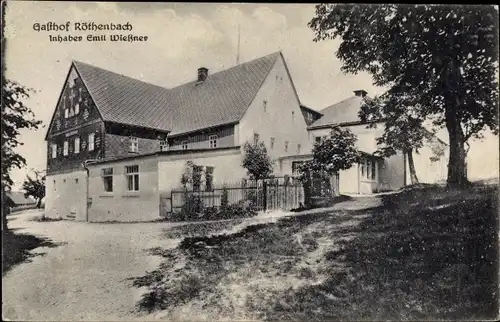 Ak Röthenbach Pretzschendorf Klingenberg im Osterzgebirge, Gasthof