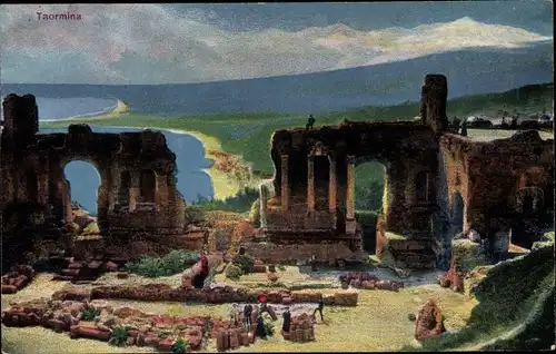 Ak Taormina Sicilia, Ruinen