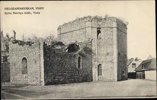 Ak Visby Wisby Schweden, Helgeandskyrkan