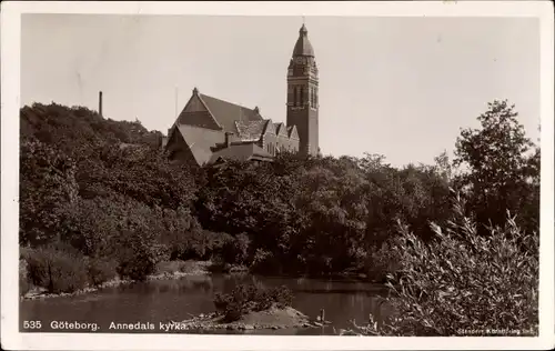 Ak Göteborg Schweden, Annedals kyrka