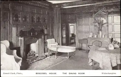 Ak Boscobel West Midlands, Boscobel House, The Dining Room