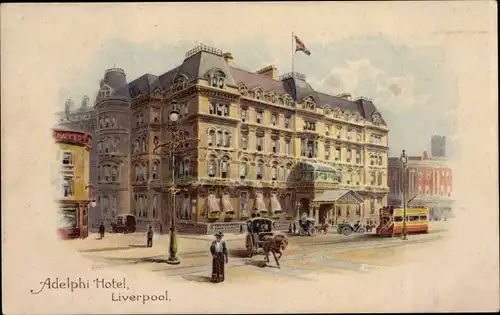 Ak Liverpool Merseyside England, Adelphi Hotel