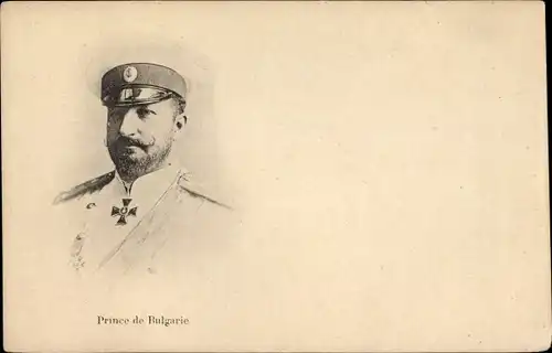 Ak Prinz Ferdinand I. von Bulgarien, Portrait