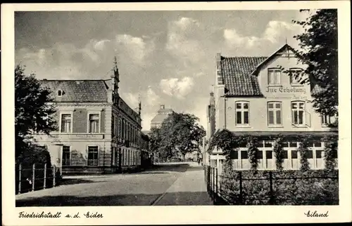 Ak Friedrichstadt an der Eider, Eiland, Zur Erholung