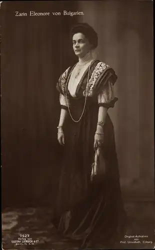Ak Zarin Eleonore von Bulgarien, Portrait, Ehefrau Zar Ferdinand I