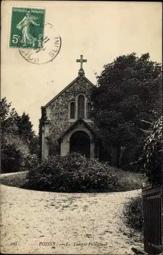 Ak Poissy Yvelines, Le Temple Protestant