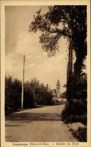 Ak Lommoye Yvelines, Entree du Pays