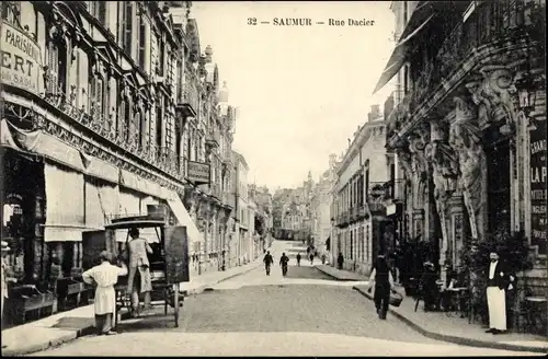 Ak Saumur Maine et Loire, Rue Dacier