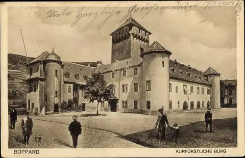 Ak Boppard am Rhein, Kurfürstliche Burg