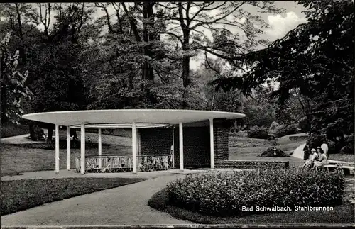 Ak Bad Schwalbach, Stahlbrunnen