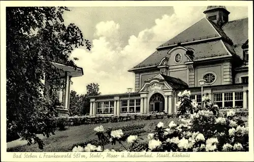 Ak Bad Steben im Frankenwald, Staatl. Kurhaus