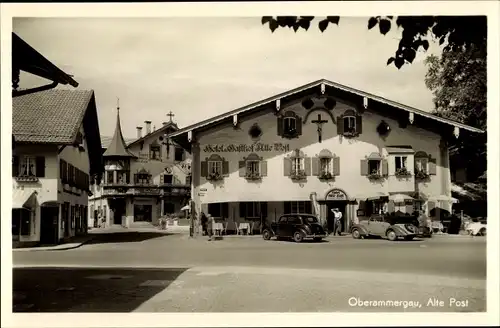 Ak Oberammergau in Oberbayern, Alte Post