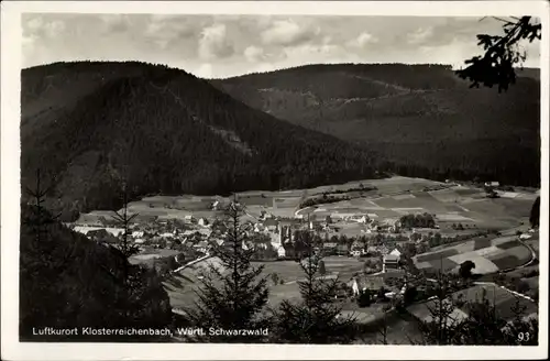 Ak Klosterreichenbach Baiersbronn im Schwarzwald, Gesamtansicht