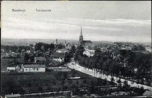 Ak Buxtehude in Niedersachsen, Totalansicht