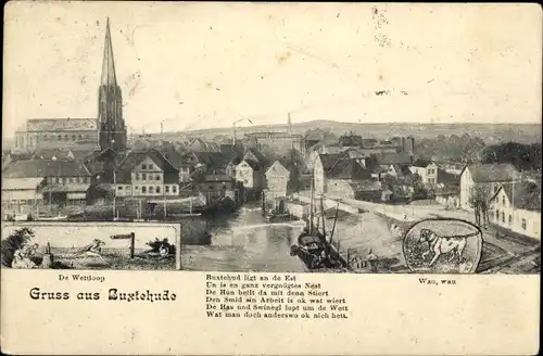 Ak Buxtehude in Niedersachsen, Stadtbild
