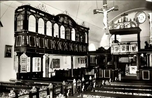 Ak Altenbruch Cuxhaven in Niedersachsen, St. Nikolai Kirche, Innenansicht, Orgel