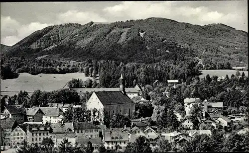 Ak Bad Tölz in Oberbayern, Teilansicht mit Blomberg