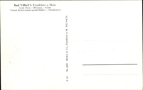 Ak Bad Vilbel in Hessen, Hassia Sprudel