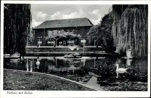 Ak Bad Vilbel in Hessen, Kurhaus am Weiher