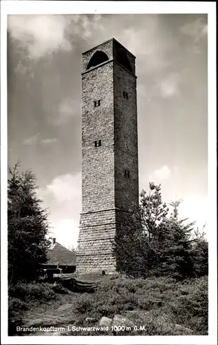 Ak Oberharmersbach im Schwarzwald Baden Württemberg, Brandenkopfturm