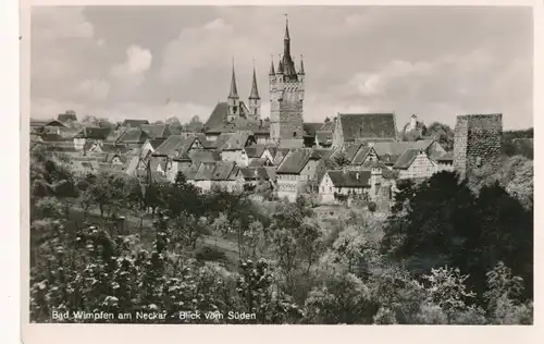 Ak Bad Wimpfen am Neckar, Teilansicht