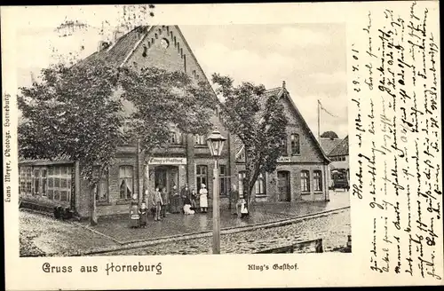 Ak Horneburg im Alten Land, Klug´s Gasthof